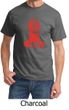 Mens Yoga Shirt Red Tara Tee T-Shirt