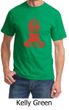 Mens Yoga Shirt Red Tara Tee T-Shirt
