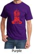 Mens Yoga Shirt Red Tara Tee T-Shirt