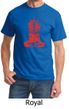 Mens Yoga Shirt Red Tara Tee T-Shirt