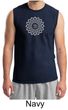 Mens Yoga Shirt Sahasrara Chakra Meditation Muscle Shirt