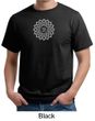 Mens Yoga Shirt Sahasrara Chakra Meditation Organic T-shirt