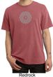 Mens Yoga Shirt Sahasrara Chakra Meditation Pigment Dyed T-shirt