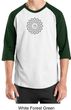 Mens Yoga Shirt Sahasrara Chakra Meditation Raglan Shirt