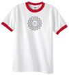 Mens Yoga Shirt Sahasrara Chakra Meditation Ringer Shirt