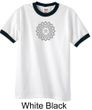 Mens Yoga Shirt Sahasrara Chakra Meditation Ringer Shirt
