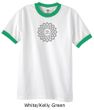 Mens Yoga Shirt Sahasrara Chakra Meditation Ringer Shirt