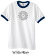 Mens Yoga Shirt Sahasrara Chakra Meditation Ringer Shirt
