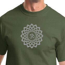 Mens Yoga Shirt Sahasrara Chakra Meditation T-shirt