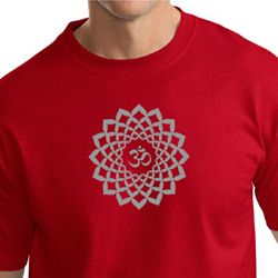Mens Yoga Shirt Sahasrara Chakra Meditation Tall T-shirt