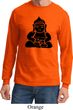 Mens Yoga Shirt Shadow Buddha Long Sleeve Tee T-Shirt