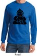 Mens Yoga Shirt Shadow Buddha Long Sleeve Tee T-Shirt