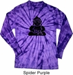Mens Yoga Shirt Shadow Buddha Long Sleeve Tie Dye Tee T-shirt
