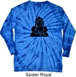 Mens Yoga Shirt Shadow Buddha Long Sleeve Tie Dye Tee T-shirt
