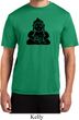 Mens Yoga Shirt Shadow Buddha Moisture Wicking Tee T-Shirt