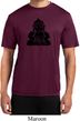 Mens Yoga Shirt Shadow Buddha Moisture Wicking Tee T-Shirt