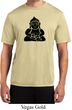 Mens Yoga Shirt Shadow Buddha Moisture Wicking Tee T-Shirt