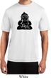 Mens Yoga Shirt Shadow Buddha Moisture Wicking Tee T-Shirt