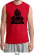 Mens Yoga Shirt Shadow Buddha Muscle Tee T-Shirt
