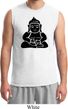 Mens Yoga Shirt Shadow Buddha Muscle Tee T-Shirt