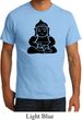 Mens Yoga Shirt Shadow Buddha Organic Tee T-Shirt
