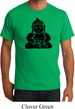 Mens Yoga Shirt Shadow Buddha Organic Tee T-Shirt