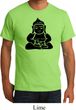 Mens Yoga Shirt Shadow Buddha Organic Tee T-Shirt
