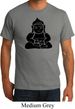 Mens Yoga Shirt Shadow Buddha Organic Tee T-Shirt