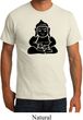Mens Yoga Shirt Shadow Buddha Organic Tee T-Shirt