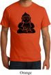Mens Yoga Shirt Shadow Buddha Organic Tee T-Shirt