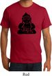 Mens Yoga Shirt Shadow Buddha Organic Tee T-Shirt