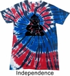 Mens Yoga Shirt Shadow Buddha Patriotic Tie Dye Tee T-shirt