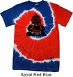 Mens Yoga Shirt Shadow Buddha Patriotic Tie Dye Tee T-shirt