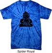 Mens Yoga Shirt Shadow Buddha Spider Tie Dye Tee T-shirt