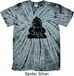 Mens Yoga Shirt Shadow Buddha Spider Tie Dye Tee T-shirt