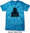 Mens Yoga Shirt Shadow Buddha Spider Tie Dye Tee T-shirt