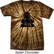 Mens Yoga Shirt Shadow Buddha Spider Tie Dye Tee T-shirt
