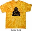 Mens Yoga Shirt Shadow Buddha Spider Tie Dye Tee T-shirt