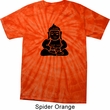 Mens Yoga Shirt Shadow Buddha Spider Tie Dye Tee T-shirt