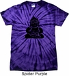 Mens Yoga Shirt Shadow Buddha Spider Tie Dye Tee T-shirt
