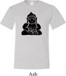 Mens Yoga Shirt Shadow Buddha Tall Tee T-Shirt