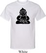 Mens Yoga Shirt Shadow Buddha Tall Tee T-Shirt