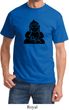 Mens Yoga Shirt Shadow Buddha Tee T-Shirt