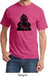 Mens Yoga Shirt Shadow Buddha Tee T-Shirt