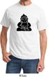 Mens Yoga Shirt Shadow Buddha Tee T-Shirt