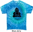 Mens Yoga Shirt Shadow Buddha Tie Dye Tee T-shirt