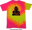 Mens Yoga Shirt Shadow Buddha Tie Dye Tee T-shirt