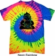 Mens Yoga Shirt Shadow Buddha Tie Dye Tee T-shirt