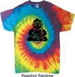 Mens Yoga Shirt Shadow Buddha Tie Dye Tee T-shirt