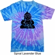 Mens Yoga Shirt Shadow Buddha Tie Dye Tee T-shirt